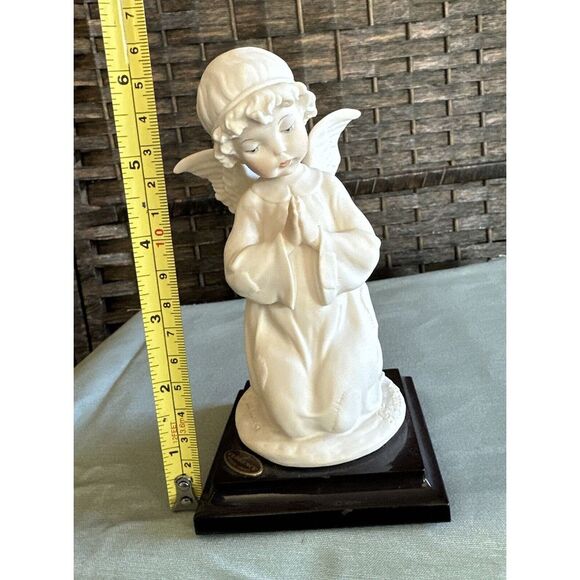 GIUSEPPE ARMANI 1983 6" KNELT LITTLE ANGEL 0621F PRAYING FIGURINE STATUE - Picture 9 of 10